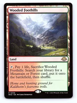 Wooded Foothills #236 (NM) Modern Horizons 3 MH3 Magic MTG - Image 1