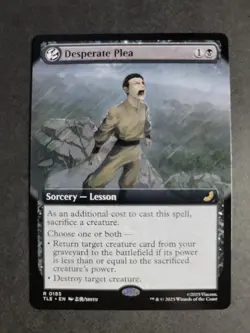 Desperate Plea (Extended Art) Rare MTG Avatar Eternal - Image 1