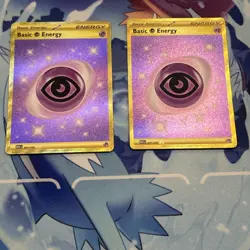 Lot Of TWO Gold Secret Rare Psychic Energy 207/165 Pokemon 151 - Image 1