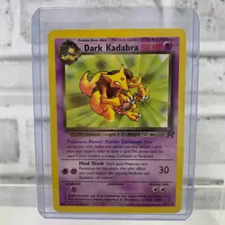 2000 Nintendo Pokemon Team Rocket Dark Kadabra 39/82 - Image 1