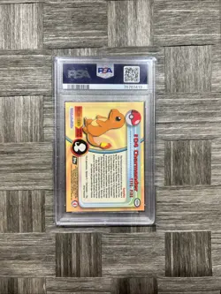 Charmander Foil (Raindrop) 1999 Topps Pokemon PSA 10 - Image 2