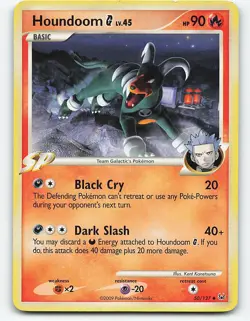 Houndoom G #50/127 Platinum Pokemon Card - Image 1