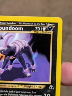 Pokemon 2001 Neo Discovery Houndoom 23/75 Unlimited English - Image 4