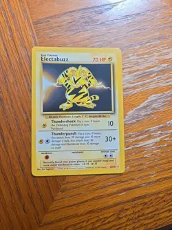 Pokemon TCG - ELECTABUZZ - 20/102 - RARE - UNLIMITED - BASE SET (1999) WOTC - LP - Image 1