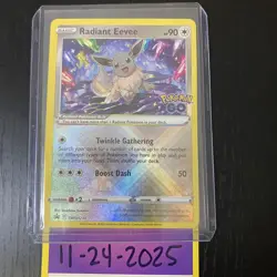 RADIANT EEVEE SWSH230 - Pokemon GO Promo TCG - Near Mint - Image 3