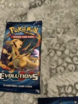 Pokemon TCG 2016 XY Evolutions Booster Pack Lot 4 Artworks Factory Sealed - Image 3