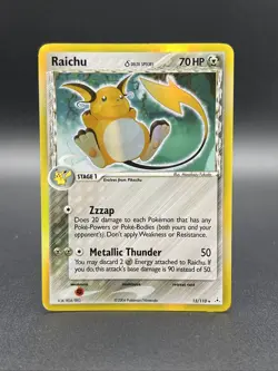 Raichu 15/110 Reverse Holo 2006 EX Holon Phantoms LP Pokemon TCG - Image 1