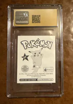 Pokemon 1999 MERLIN S17 WEEZING-PRISM CGC 10 Pristine - Image 2