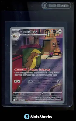 2025 POKEMON MEGA EVOLUTION MEG EN #153/132 GUMSHOOS ILLUSTRATION RARE - Image 1