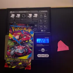 22.76g VERY HEAVY Mega Evolution Pokemon Sealed Booster Pack New SIR/HRU - Image 1