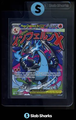 2025 POKEMON ME BLACK STAR PROMOS - MEP EN #023 MEGA CHARIZARD X EX - Image 1