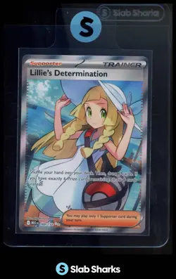 2025 POKEMON MEGA EVOLUTION - MEG EN #169/132 LILLIE'S DETERMINATION ULTRA RARE - Image 1