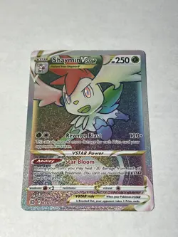 Pokemon TCG Shaymin Vstar Brilliant Stars 173/172 Holo Secret Rare Near Mint NM - Image 1