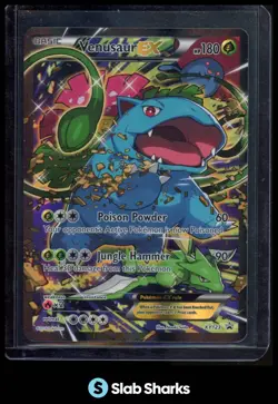 2016 POKEMON XY BLACK STAR PROMOS #XY123 VENUSAUR EX FULL ART RED & BLUE COLL. - Image 1