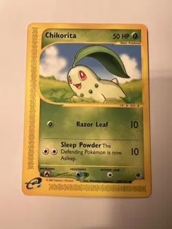 Pokemon TCG Chikorita Regular 100/165 Excellent Condition - Image 1