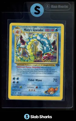 2000 POKEMON GYM CHALLENGE #13/132 MISTY'S GYARADOS HOLO - Image 1