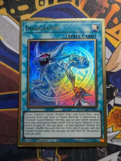Invocation - MGED-EN044 - Premium Gold Rare - 1st Edition - Yugioh - Image 1