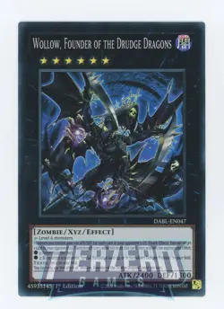 Yugioh DABL-EN047 - Wollow, Founder of the Drudge Dragons - Super Rare - Image 1