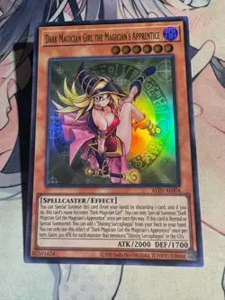 Yugioh Unce Asian Eng ALIN-AE004 Dark Magician Girl The Magician's Apprentice UR - Image 1