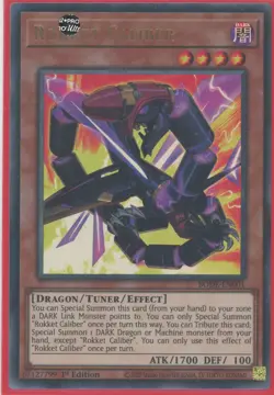 BODE-EN001 Rokket Caliber Ultra Rare 1st Edition NM Yugioh Card - Image 1