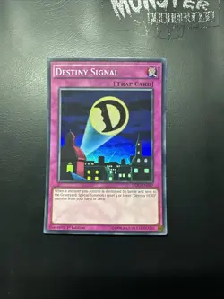YUGIOH DESTINY SIGNAL SUPER RARE DESO-EN059 1ST EDITION - Image 1