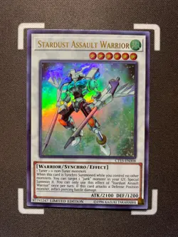Stardust Assault Warrior - CT15-EN008 - Ultra Rare - Yugioh - Image 1