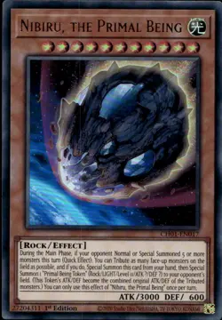 Nibiru, the Primal Being 1st Ed Ultra Rare CH01-EN017 Yu-Gi-Oh! - Image 1
