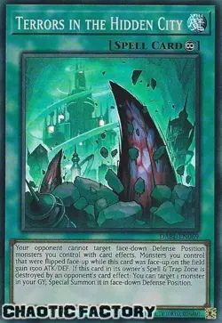 YUGIOH DABL-EN069 Terrors in the Hidden City Super Rare 1st Edition NM - Image 1