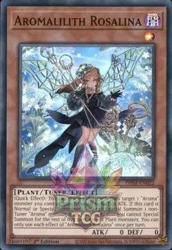 1st ed Aromalilith Rosalina super rare PHNI-EN022 Yugioh - Image 1