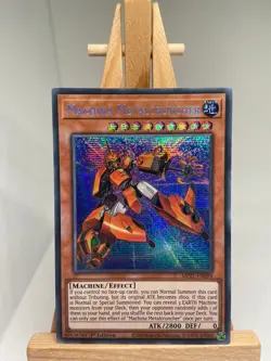 Machina Metalcruncher - Prismatic Secret Rare 1st Edition MP21-EN094 NM YuGiOh - Image 1