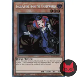 Yugioh Tour Guide From the Underworld RA01-EN005 Secret Rare 1st Edition NM - Image 1