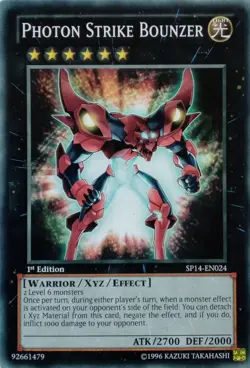 SP14-EN024 PHOTON STRIKE BOUNZER COMMON 1ST EDITION YuGiOh CARD - Image 1