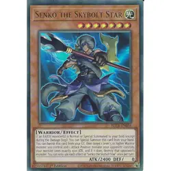 Senko the Skybolt Star BLCR-EN036 : YuGiOh Ultra Rare Card 1st Edition TCG Game - Image 1