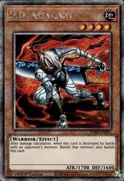 D.D. Assailant - Platinum Secret Rare 1st Edition RA03-EN141 - NM - YuGiOh - Image 1