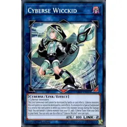 Cyberse Wicckid SAST-EN044 Yu-Gi-Oh! Card Common 1st Edition - Image 1