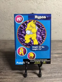 POKEMON Hypno Card 97/151 PokeTrivia Mewtwo Strikes Back - Burger King-NM! - Image 1