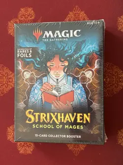 Magic The Gathering STRIXHAVEN School of Mages 15-Card Collector Booster Box 630509958610 - Image 1