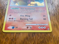 Pokemon TCG Charizard LV.60 Platinum Arceus Holo Rare Card 1/99 NM - Image 3
