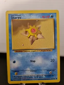 Staryu 65/102 Base Set Standard Pokemon Card - Image 1