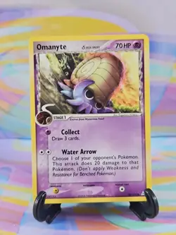 Pokemon TCG Holon Phantoms Card | Omanyte (Delta Species) 74/110 Common - Image 1