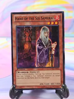 Yu-Gi-Oh TCG Card | Hand of the Six Samurai SDWA-EN015 First Edition - Image 1