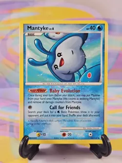 Pokemon TCG Diamond & Pearl Card | Mantyke Lv. 6 55/130 Uncommon - Image 1