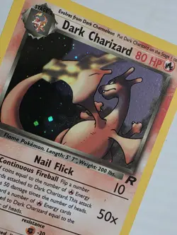 Dark Charizard - 4/82 - Pokemon Team Rocket Unlimited Holo Rare Card LP - Image 3