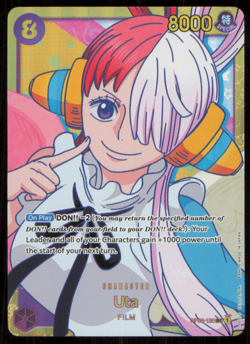 One Piece Card Game Uta OP02-120 Secret Rare NM English - Image 1