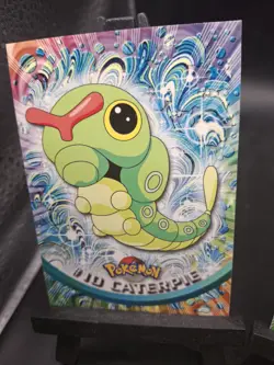 Pokemon Card - Caterpie, Metapod, Butterfree - Topps - Black Logo - Set Of 3 LP - Image 2