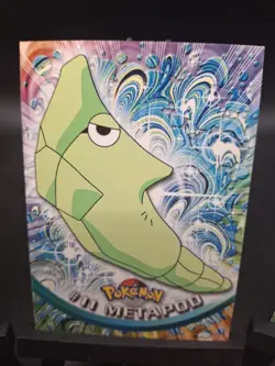 Pokemon Card - Caterpie, Metapod, Butterfree - Topps - Black Logo - Set Of 3 LP - Image 3