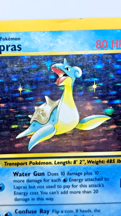 Pokemon Card - Lapras (10/62) Fossil Set Holo Rare ***EXC*** - Image 2