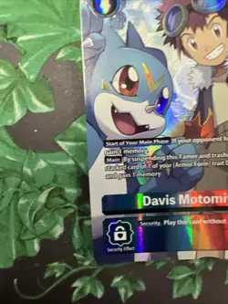 Davis Motomiya Alt Art BT21-085 SR WORLD CONVERGENCE Digimon Card English - Image 5