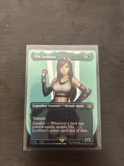 Tifa Lockhart Final Fantasy #391 NM Magic the Gathering Borderless Foil - Image 1