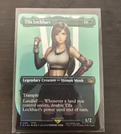 Tifa Lockhart Final Fantasy #391 NM Magic the Gathering Borderless Foil - Image 2
